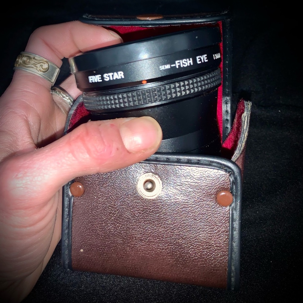 📷Five Star Semi Fish Eye 13668 Wide Angle Converter – 49mm